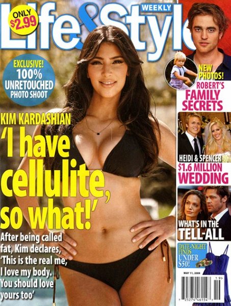 kim kardashian cellulite photo. The old Kim defending her body